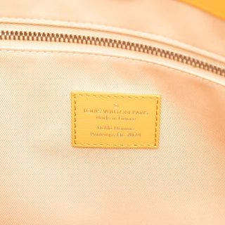 ルイ ヴィトン ショッパー トートMM トートバッグ ショルダーバッグ 2WAY M24457 サフラン オレンジ レザー レディース LOUIS VUITTON 【中古】