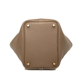 エルメス ハンドバッグ ブラウン ゴールド金具 トリヨンクレマンス レディース HERMES 【中古】