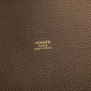 エルメス ハンドバッグ ブラウン ゴールド金具 トリヨンクレマンス レディース HERMES 【中古】