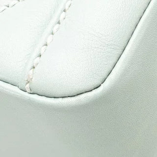 シャネル ココマーク ワイルドステッチ ハンドバッグ ライトブルー ラムスキン レディース CHANEL 【中古】