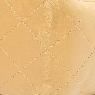 シャネル マトラッセ30 ココマーク チェーン ショルダーバッグ ベージュ ラムスキン レディース CHANEL 【中古】