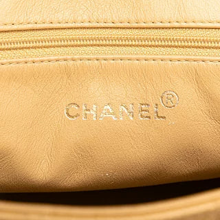 シャネル マトラッセ ココマーク 復刻トート トートバッグ ハンドバッグ ブラウン キャメル キャビアスキン レディース CHANEL 【中古】